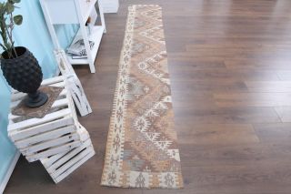 2x11 Wool Vintage Runner Rug - Thumbnail