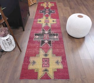 2x11 Wool Vintage Runner Rug - Thumbnail