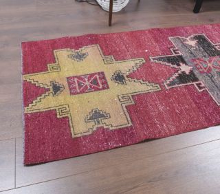 2x11 Wool Vintage Runner Rug - Thumbnail