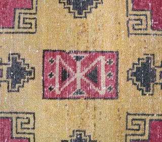 2x11 Wool Vintage Runner Rug - Thumbnail