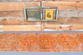 Turkish Vintage Runner Rug - Thumbnail