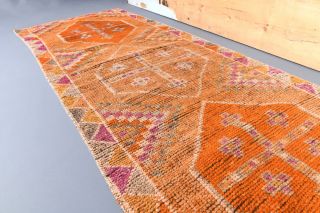 Turkish Vintage Runner Rug - Thumbnail