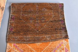 Turkish Vintage Runner Rug - Thumbnail