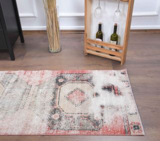 2x13 Wool Antique Runner Rug - Thumbnail