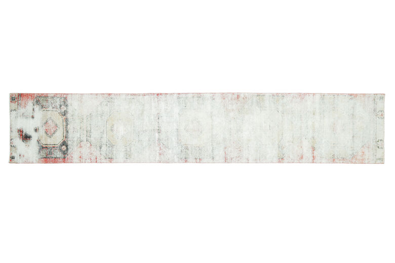 2x13 Wool Antique Runner Rug