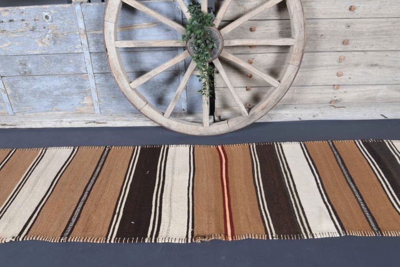 2x13 Wool Vintage Runner Rug