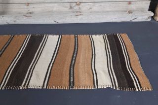 2x13 Wool Vintage Runner Rug - Thumbnail