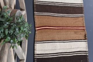 2x13 Wool Vintage Runner Rug - Thumbnail