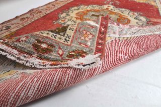 Vintage Red Small Rug - Thumbnail