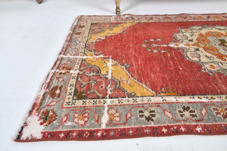 Vintage Anatolian Red Small Rug