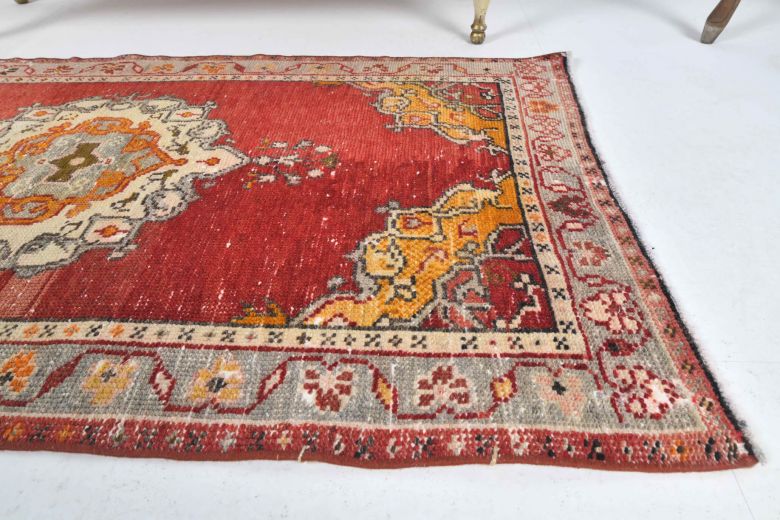 Vintage Anatolian Red Small Rug