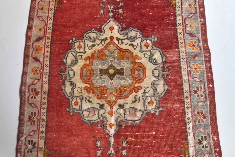 Vintage Anatolian Red Small Rug