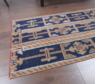 2x5 Handmade Patchwork Runner Rug - Thumbnail