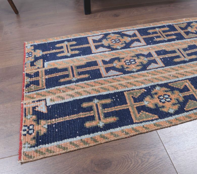 2x5 Handmade Patchwork Runner Rug