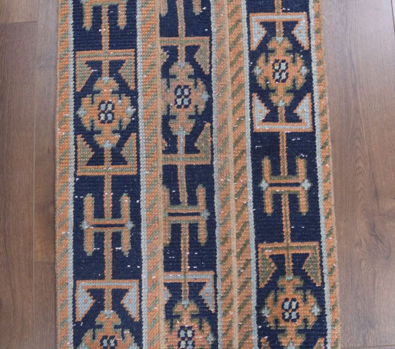 2x5 Handmade Patchwork Runner Rug