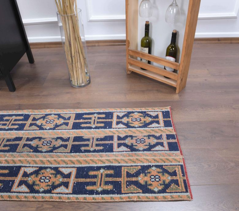 2x5 Handmade Patchwork Runner Rug