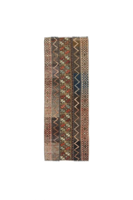 2x5 Handmade Patchwork Runner Rug