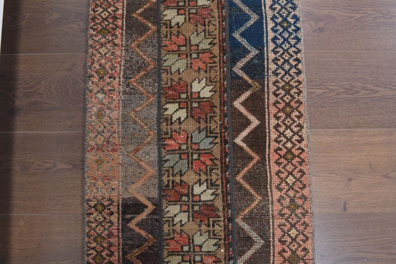 2x5 Handmade Patchwork Runner Rug