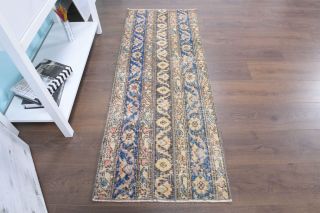 2x5 Handmade Patchwork Runner Rug - Thumbnail