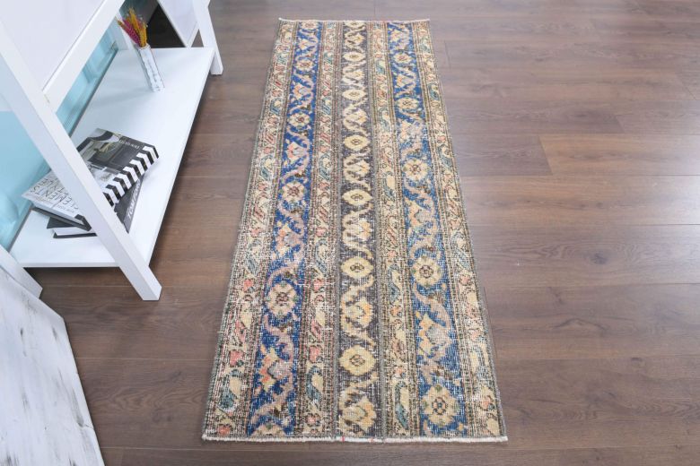 2x5 Handmade Patchwork Runner Rug