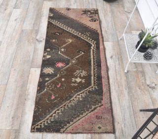 2x5 Vintage Geometric Small Rug - Thumbnail