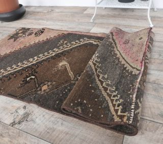 2x5 Vintage Geometric Small Rug - Thumbnail