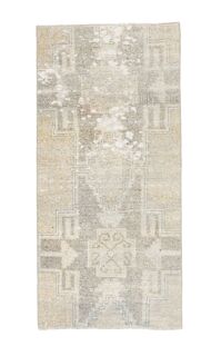 Vintage Small Oushak Rug - Thumbnail