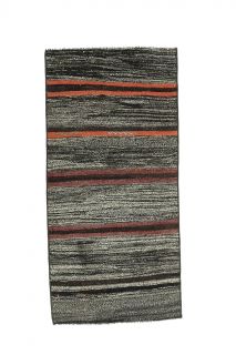 2x5 Vintage Kilim Flatweave Small Rug - Thumbnail