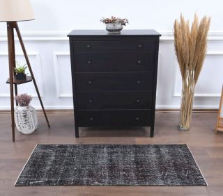 2x5 Vintage Anatolian Small Rug - Thumbnail