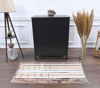 2x5 Small Vintage Runner Rug - Thumbnail