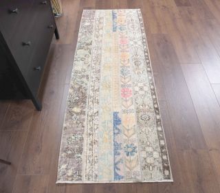 2x6 Handmade Patchwork Runner Rug - Thumbnail