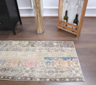 2x6 Handmade Patchwork Runner Rug - Thumbnail