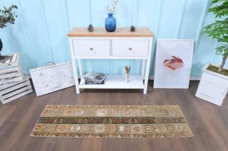 2x6 Handmade Patchwork Runner Rug - Thumbnail