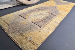 Handmade Vintage Runner Rug - Thumbnail