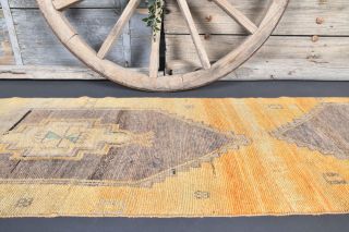 Handmade Vintage Runner Rug - Thumbnail