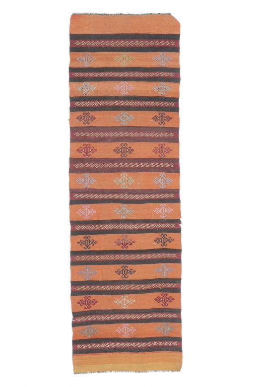 2x6 Vintage Kilim Orange Runner