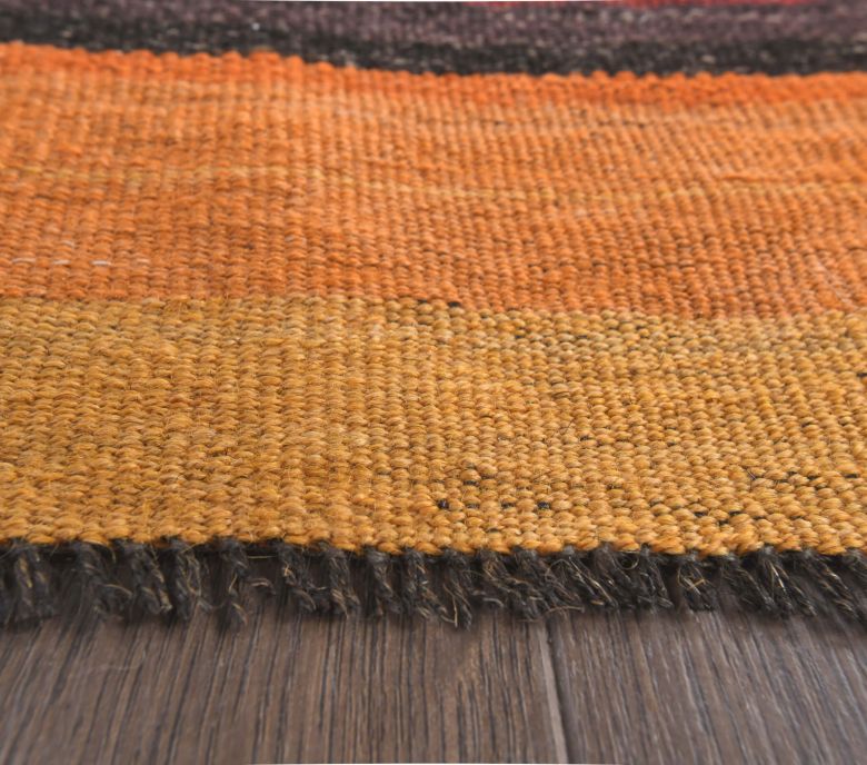 2x6 Vintage Kilim Orange Runner