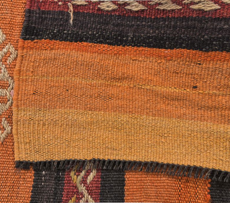 2x6 Vintage Kilim Orange Runner