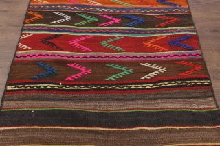 Vintage Kilim Runner Rug - Thumbnail