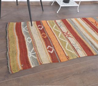 2x6 Vintage Kilim Rug Runner - Thumbnail