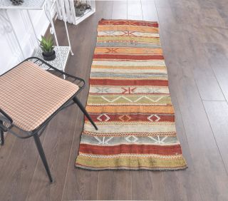 2x6 Vintage Kilim Rug Runner - Thumbnail