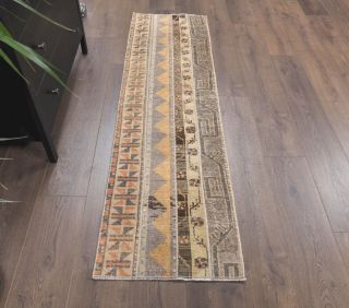 Vintage Patchwork Runner Rug - Thumbnail