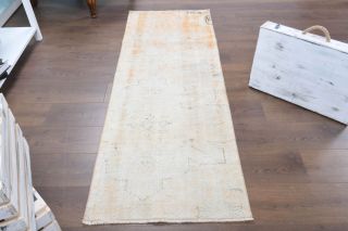 2x6 Wool Antique Runner Rug - Thumbnail