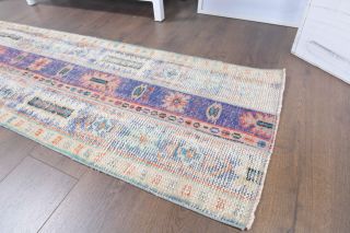 2x7 Handmade Patchwork Runner Rug - Thumbnail