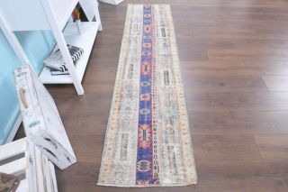 2x7 Handmade Patchwork Runner Rug - Thumbnail