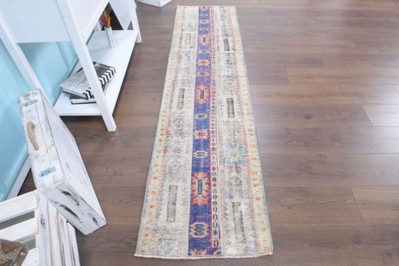 2x7 Handmade Patchwork Runner Rug