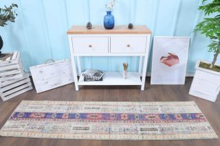 2x7 Handmade Patchwork Runner Rug - Thumbnail