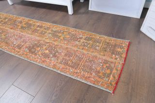 2x7 Handmade Patchwork Narrow Runner Rug - Thumbnail