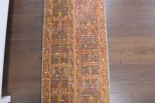 2x7 Handmade Patchwork Narrow Runner Rug - Thumbnail