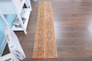 2x7 Handmade Patchwork Narrow Runner Rug - Thumbnail